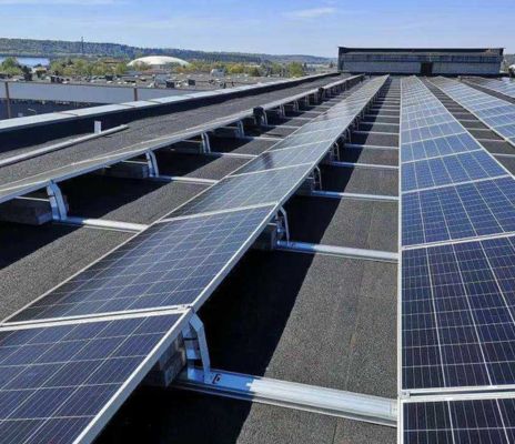 3.7MW-Flat Roof Solar Mounts